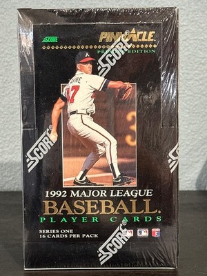 1992 Score Pinnacle Baseball Series One 1 Factory Sealed Box - Manny Ramirez RC?
