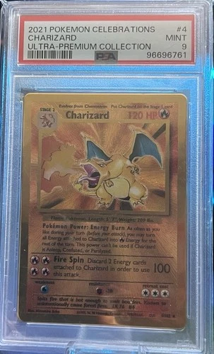 2021 Pokemon Celebrations Charizard #4 Ultra-Premium Collection PSA 9 Mint Holo