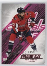 2024-25 Upper Deck Credentials Pink 54/99 Tom Wilson #41 1o4m
