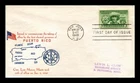 US COVER PUERTO RICO FIRST GOVERNOR ELECTION FDC SCOTT 983 THERMOGRAPHED
