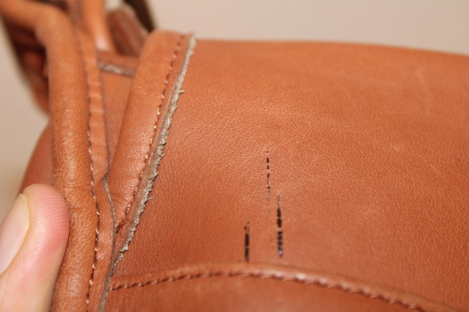 COACH Patricia Legacy Flap Crossbody Bag British Tan Vintage #9951 MISSING RIVET - Image 4 of 4