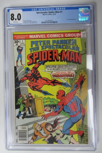 1976 Marvel Comics Spectacular Spider-Man #1 Graded CGC 8.0