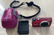 Canon PowerShot A3300 IS Digital Camera + Charger + Case Untested