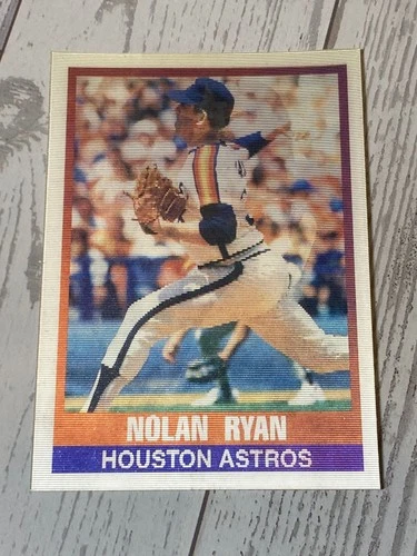 1989 Sportflics Nolan Ryan #115 Houston Astros Baseball Card Lenticular Vintage
