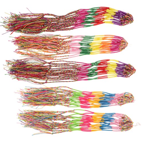 100 Stück Armband Liebhaber bunte Fadenarmbänder geflochten für Damen - Bild 5 von 12