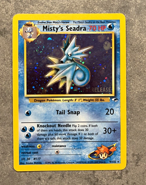 Misty's Seadra (Prerelease) (WoTC Promo)