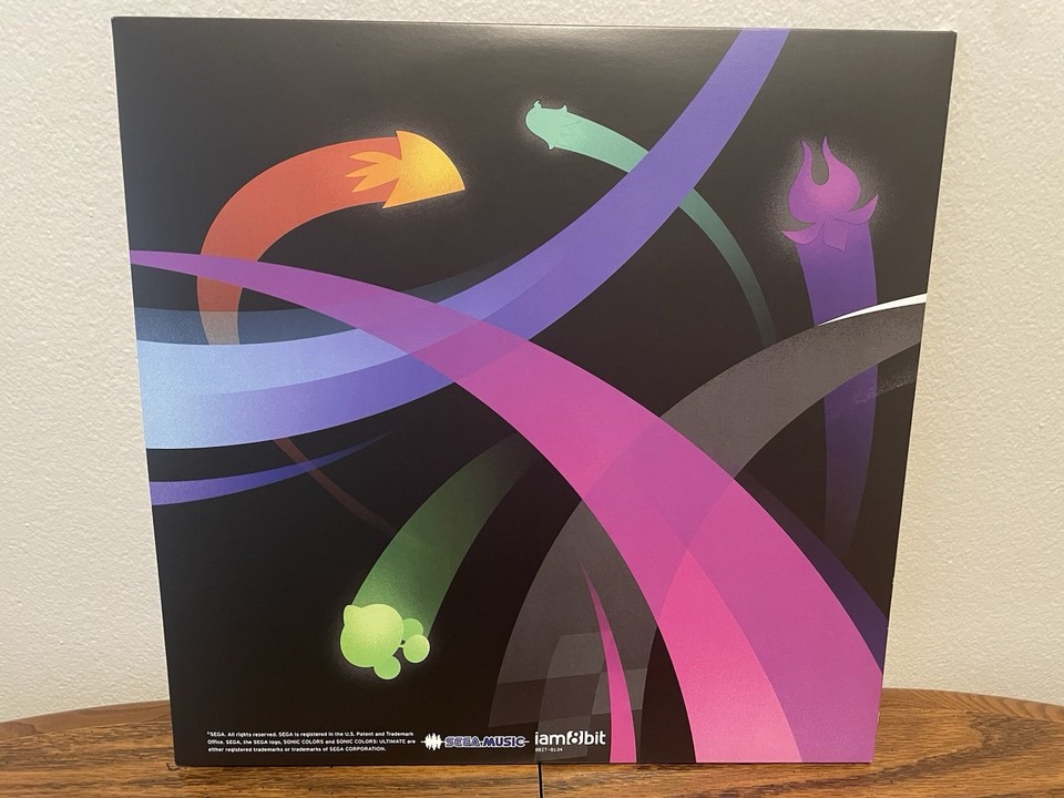 Sonic Colors Ultimate Soundtrack OST Vinyl Record Limited Edition