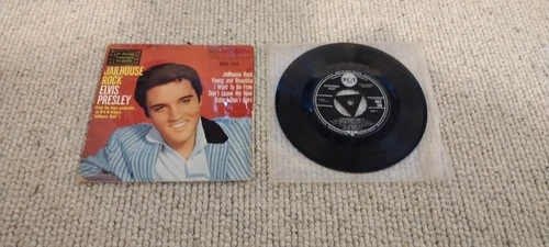 ELVIS PRESLEY - EP- JAILHOUSE ROCK - RCA - UK - RCX 106- ROCK - 1958