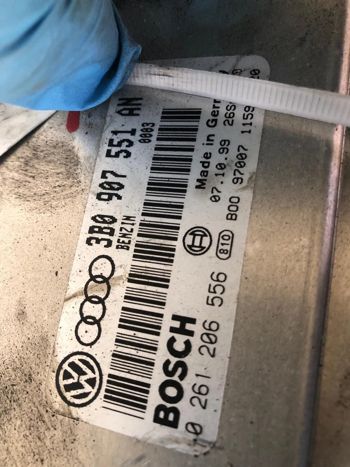 Unidad de módulo de control informático del motor VOLKSWAGEN PASSAT 1999-2001 3B0907551AN Foto 2 de 4