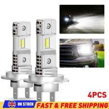 2x H7 LED Headlight Bulb Kit High Low Beam 200W 30000LM Super Bright 6500K White