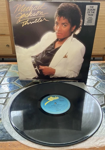 Michael Jackson THRILLER 1982 Vintage Vinyl Lp Record Album Album Of The Year