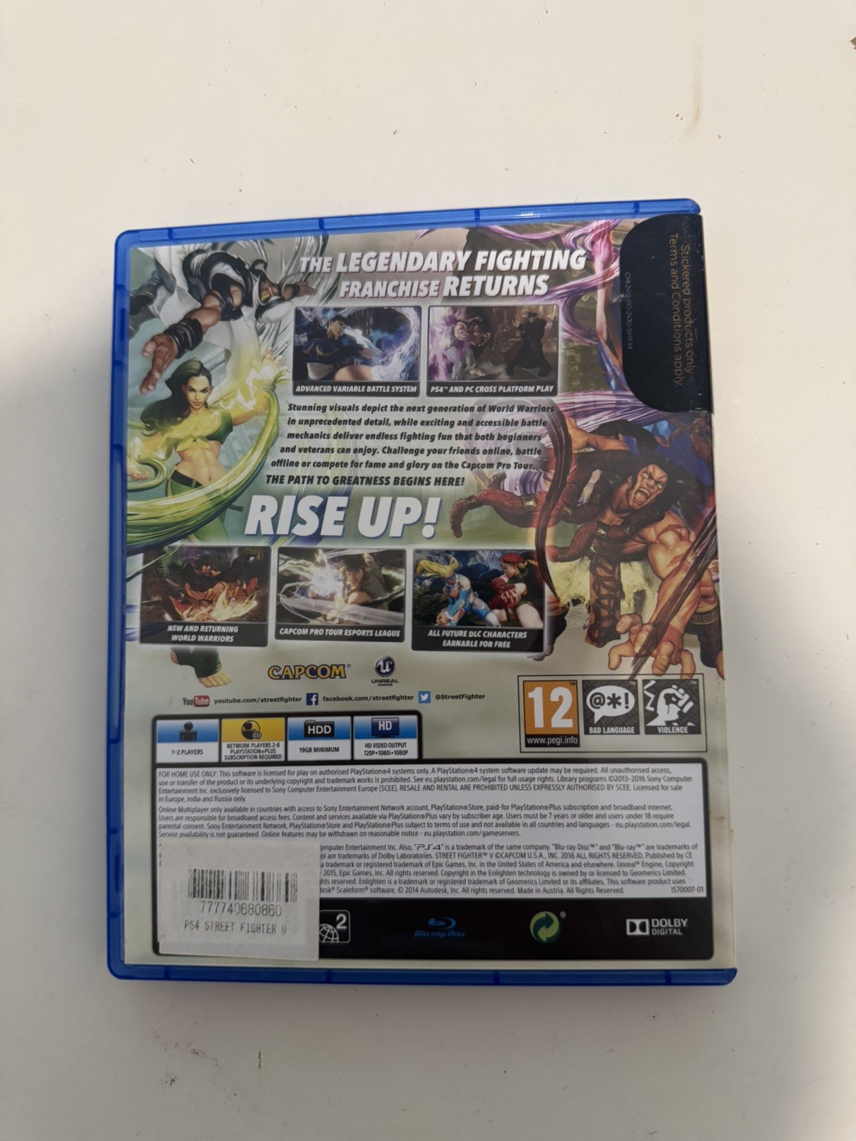 Street Fighter V 5 PS4 Video Game PlayStation 4 Fighting Game Preowned Capcom image 2