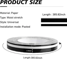 2 Pack Car Pinstripe Tape, Stripe Decal Car Stickers, Car Stripe Tape Sign De...