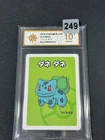 Pokemon   GEM-MT Bulbasaur 2019 Old Maid Japanese Grade 10