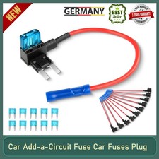 5X 12V Auto ATR Blade Sicherungshalter Auto Add-a-Circuit Sicherungshahn Adapter