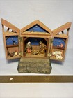 Fontanini By Roman Inc Lighted Nativity Music Chest Mary Joseph Baby Jesus Vtg