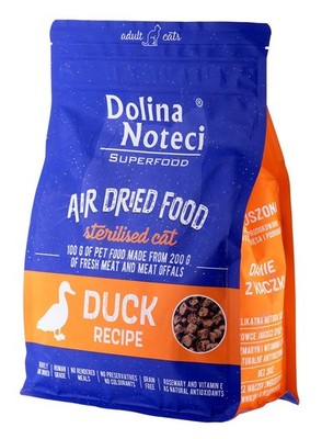 5902921396161 DOLINA NOTECI Superfood Sterilised Duck - Trockenfutter für Katzen
