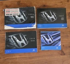 2005 Honda CRV Owner's Manual, Warranties and Quick Start Guide USED Set *READ*
