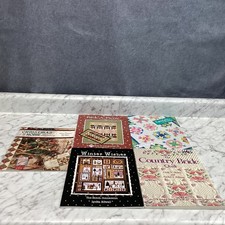 Lot of 5 Quilt Patterns Books Christmas Picni...