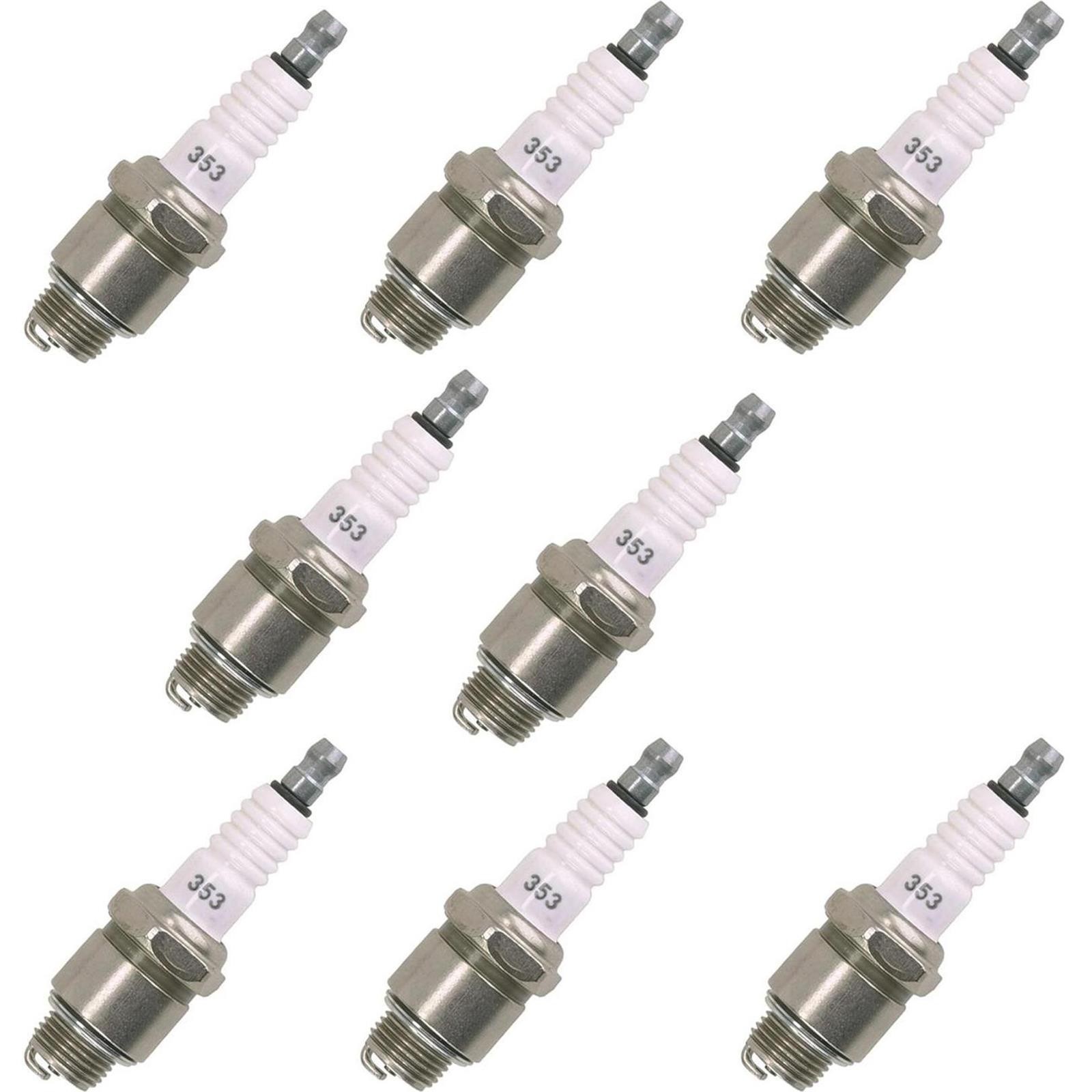 Autolite A353 Spark Plugs, 13/16 Hex .375 Reach, Set of 8