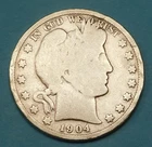 1904-o  BARBER HALF - SILVER