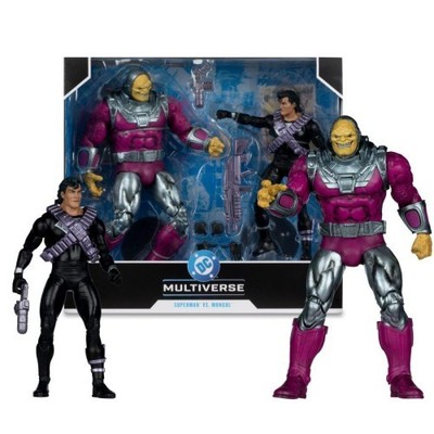 DC Multiverse - Mongul vs Kryptonian Suit Superman & Mega Figure, 2 Pack - 7 Inc