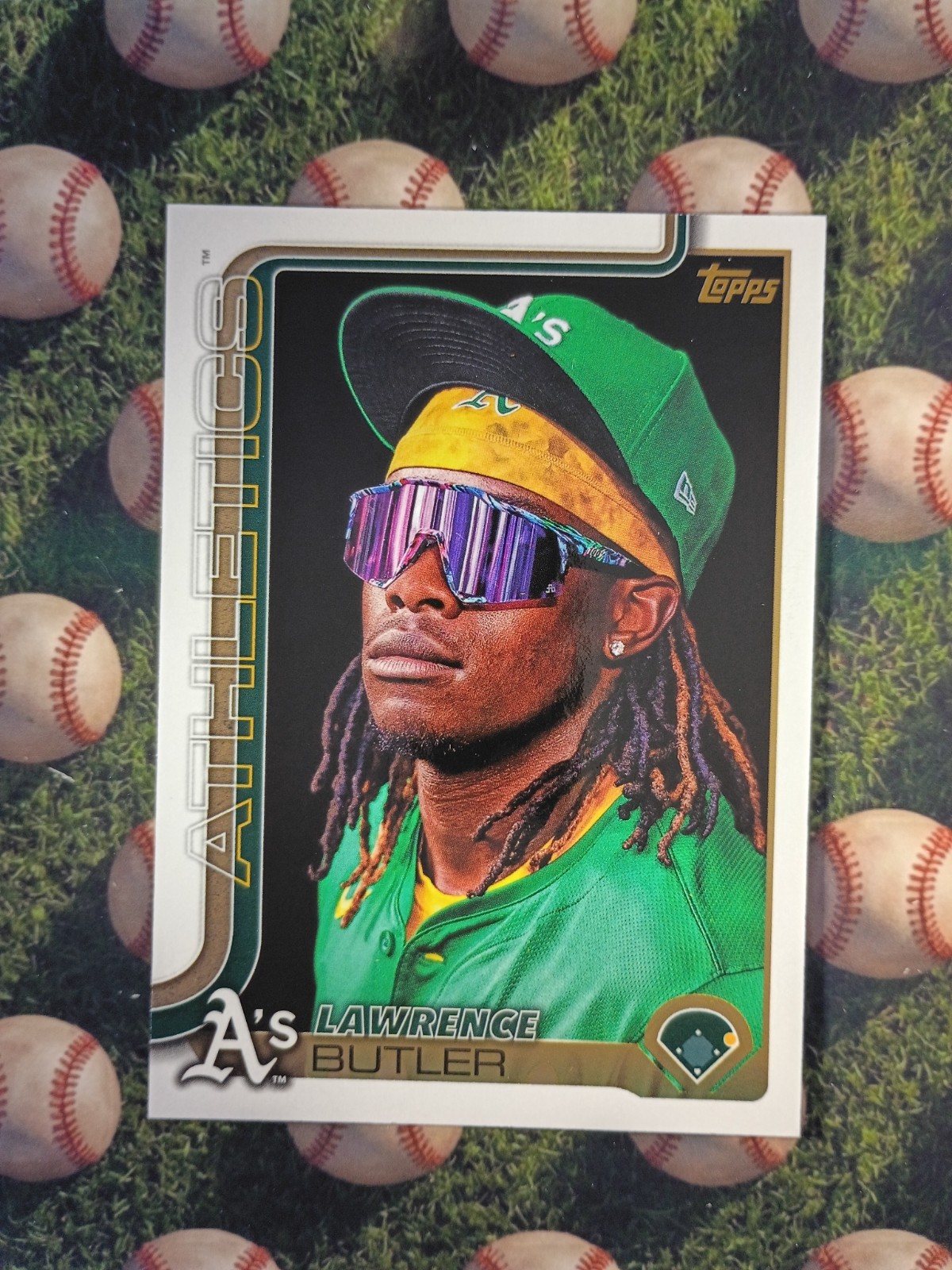 2025 TOPPS Series 1 Lawrence Butler Golden Mirror SSP Short Print
