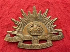 WW1 Original AUSTRALIAN COMMONWEALTH MILITARY FORCES RISING SUN Hat Badge & Pin