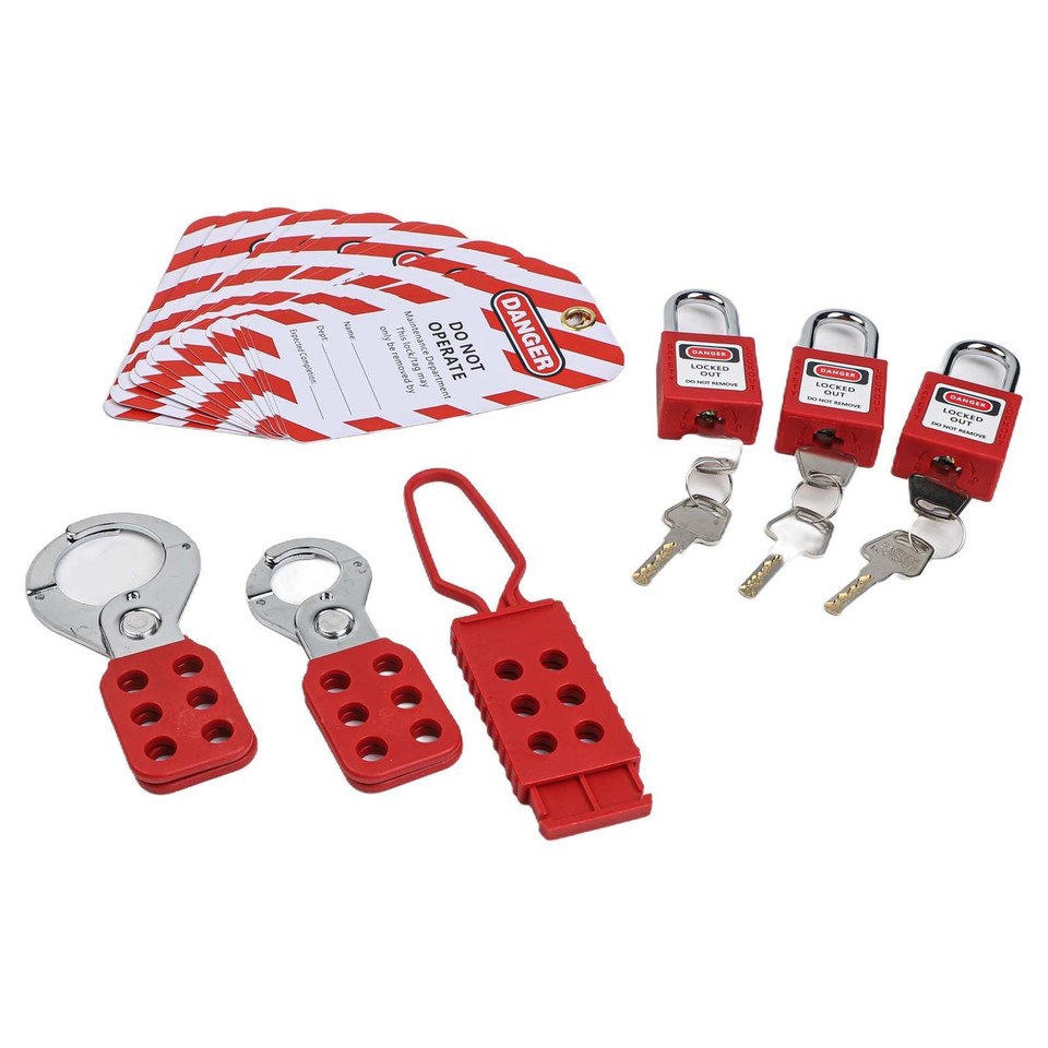Equipment Locking Lockout Tagout Kit Maintenance Tasks For Industrial ...