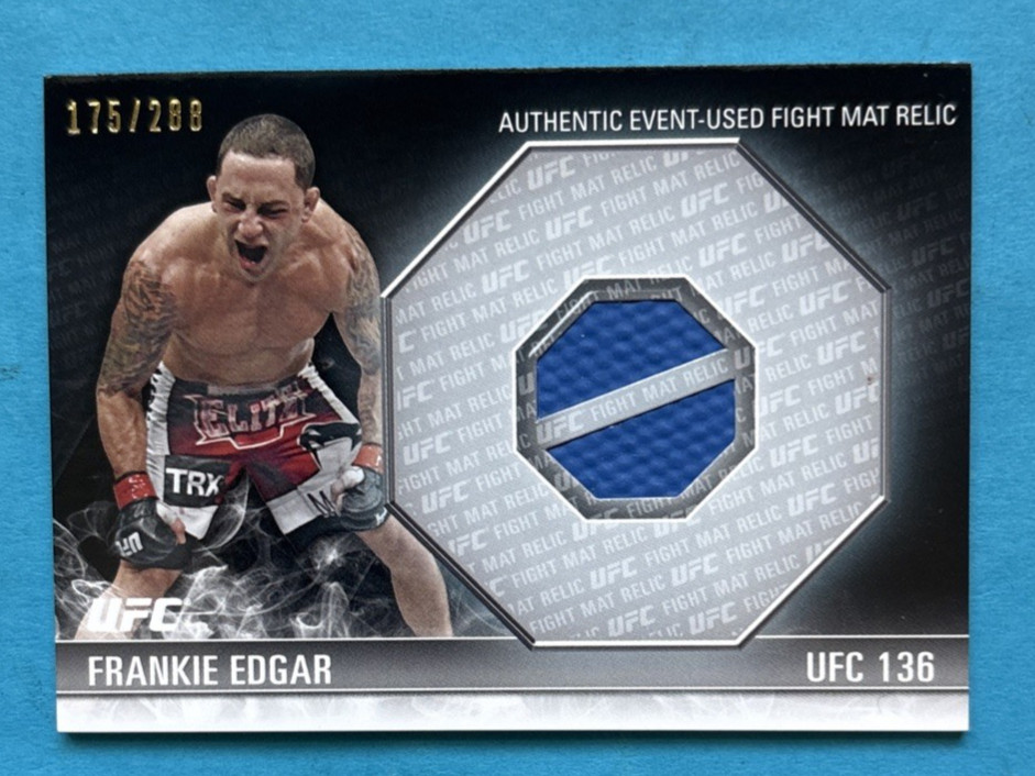 2012 Topps UFC Knockout Fight Mat Relics Green 175/288 Frankie Edgar #FM-FE