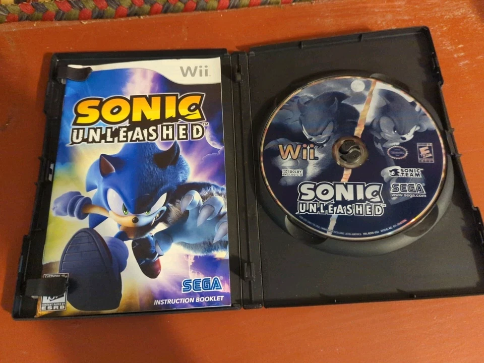 Sonic Unleashed (Nintendo Wii, 2008) • Completo en Caja Foto 2 de 4