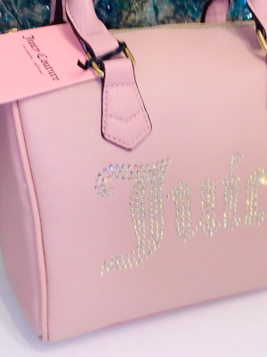 Juicy Couture シルバー ボストンバッグ Juicy Couture Silver Metallic Simply Perfect Shoulder Bag