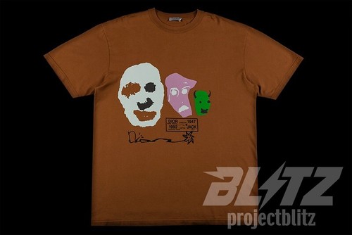 CHRISTIAN DIOR X CACTUS JACK OVERSIZED T-SHIRT L BROWN TRAVIS SCOTT TEE - Picture 2 of 4
