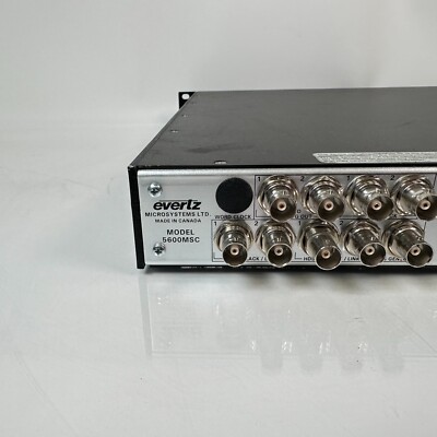 Orologio Master Evertz 5600MSC / SPG Usato Per Broadcast - 2