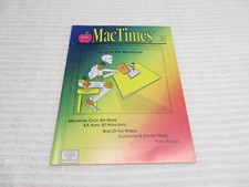 MACTIMES MAGAZINE APPLE MACINTOSH MARCH APRIL 1987 GUC