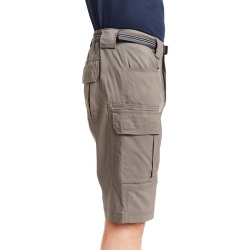 Ex Mens Cargo Combat Shorts With Belt Travel Work Knee Plain Casual Hiking Pants - Picture 20 of 34