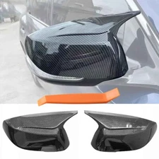 Carbon Fiber M3 Style Side Mirror Cover Cap for Infiniti Q50 Q50S Q70 Q60 14-21