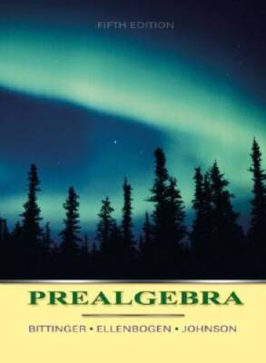 Prealgebra (5th Edition) - Paperback By Bittinger, Marvin L - ACCEPTABLE