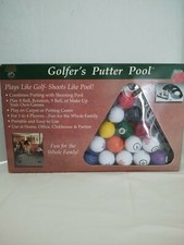 Golfer's Putter Pool Play Like Golf Shoot Like Pool Game Club Champ