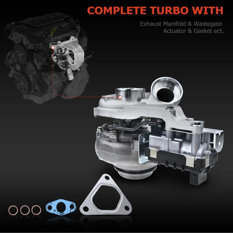 Turbocompresor con junta para Dodge Sprinter 2500 3500 03-06 2,7 L GT2256VK Foto 2 de 4