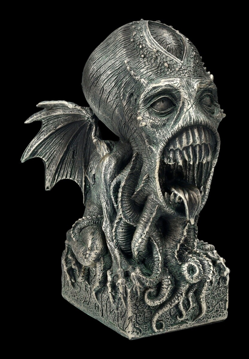 Demon Figure - Call of Cthulhu Monochrome | Fantasy Gothic Decorations 17.5cm