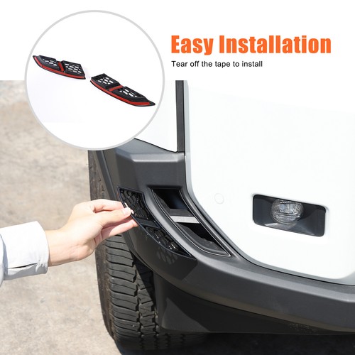 For Toyota Land Cruiser 2024-2025 LC250 Black Front bumper Side Air Outlet Trim - Picture 19 of 22