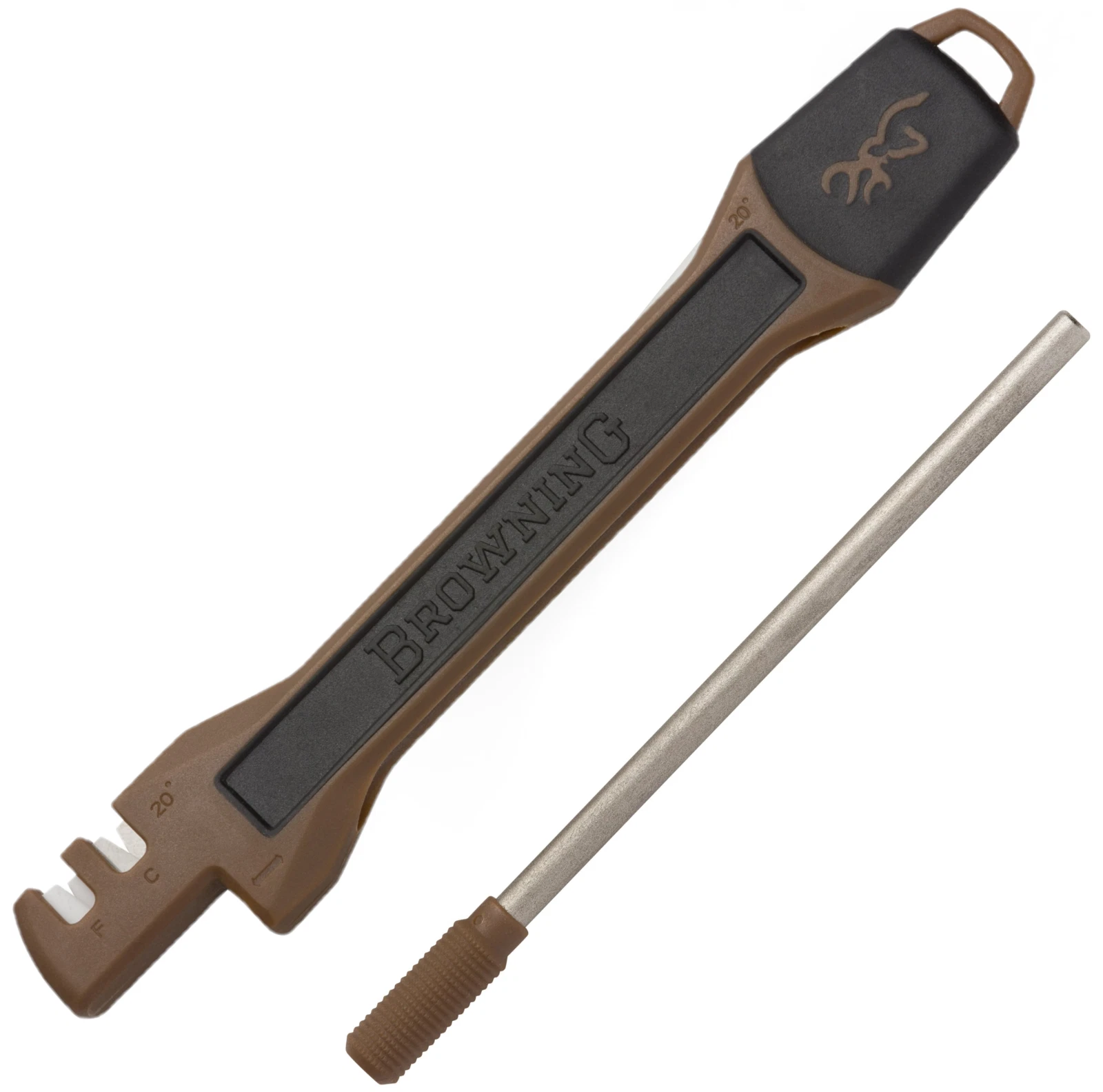 Browning Primal Knife Sharpener Pocket Sized Diamond Surface Carbide/Ceramic