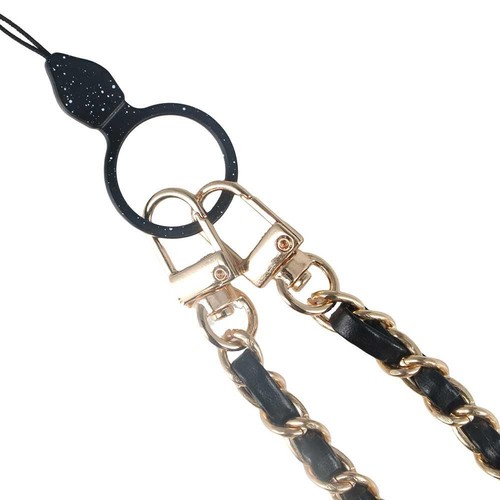 Alloy Metal Leather Chain PU Leather Phone Hanging Rope for Phone Hanging - 第 9/18 張圖片