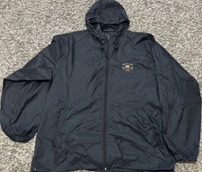 Imagine Outerwear Cape Cod Logo Size XXL Men's Zip Up Jacket, Black Vintage