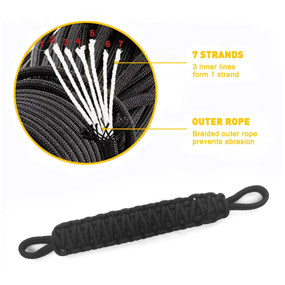 Correas limitadoras pesadas de 2 puertas para Jeep Wrangler 1976-2021 JK YJ TJ Foto 4 de 4