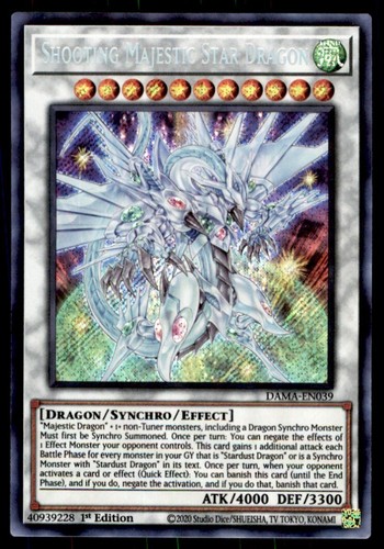 Converging Wills Dragon - DAMA-EN001 Common - 1st Edition Yugioh Trading Card