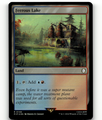 FOIL - MTG Ferrous Lake - Universes Beyond: Fallout FOIL - MTG Ferrous Lake - Universes Beyond: Fallout