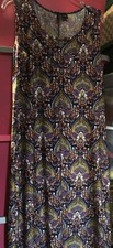 New Directions Womens Sleeveless Maxi Dress Size Large