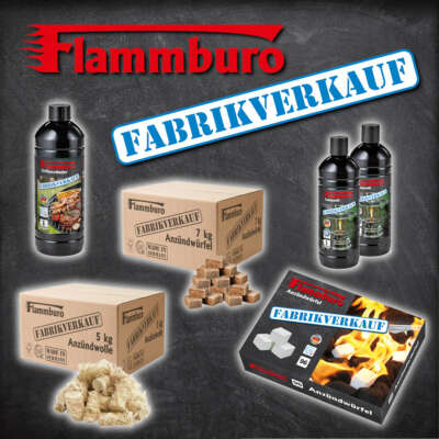 FLAMMBURO Öko Grillanzünder , Kaminanzünder, Anzündwolle 20 Kg